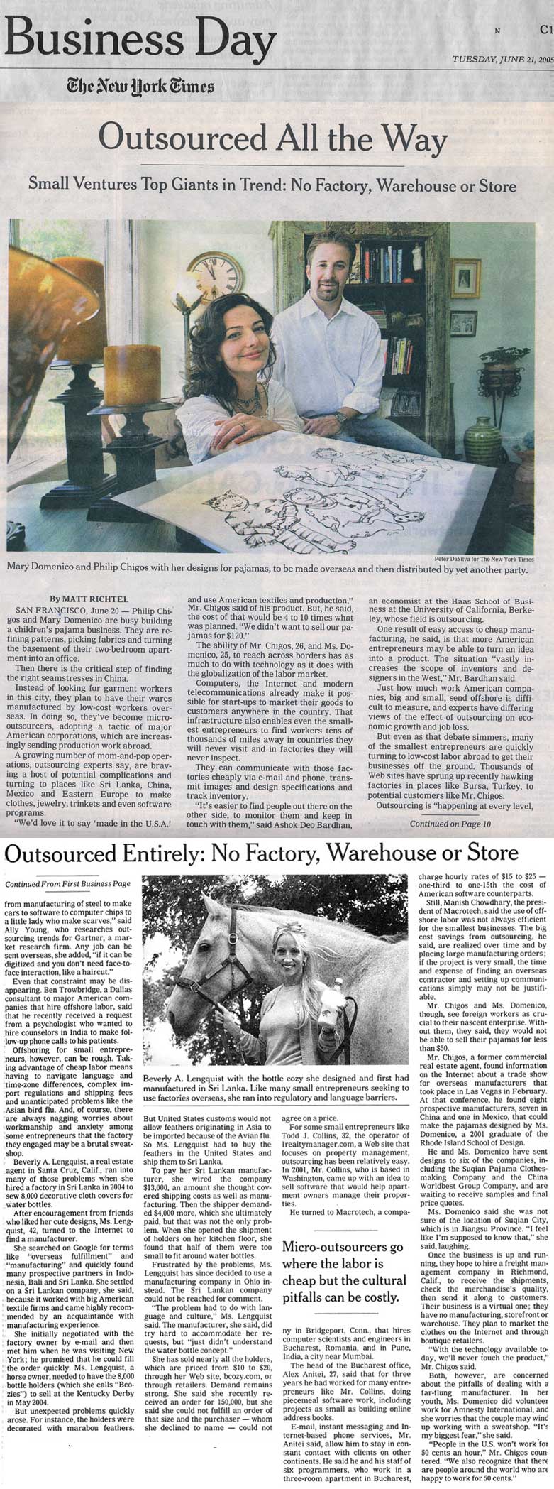 Machrotech Featured in New York Times